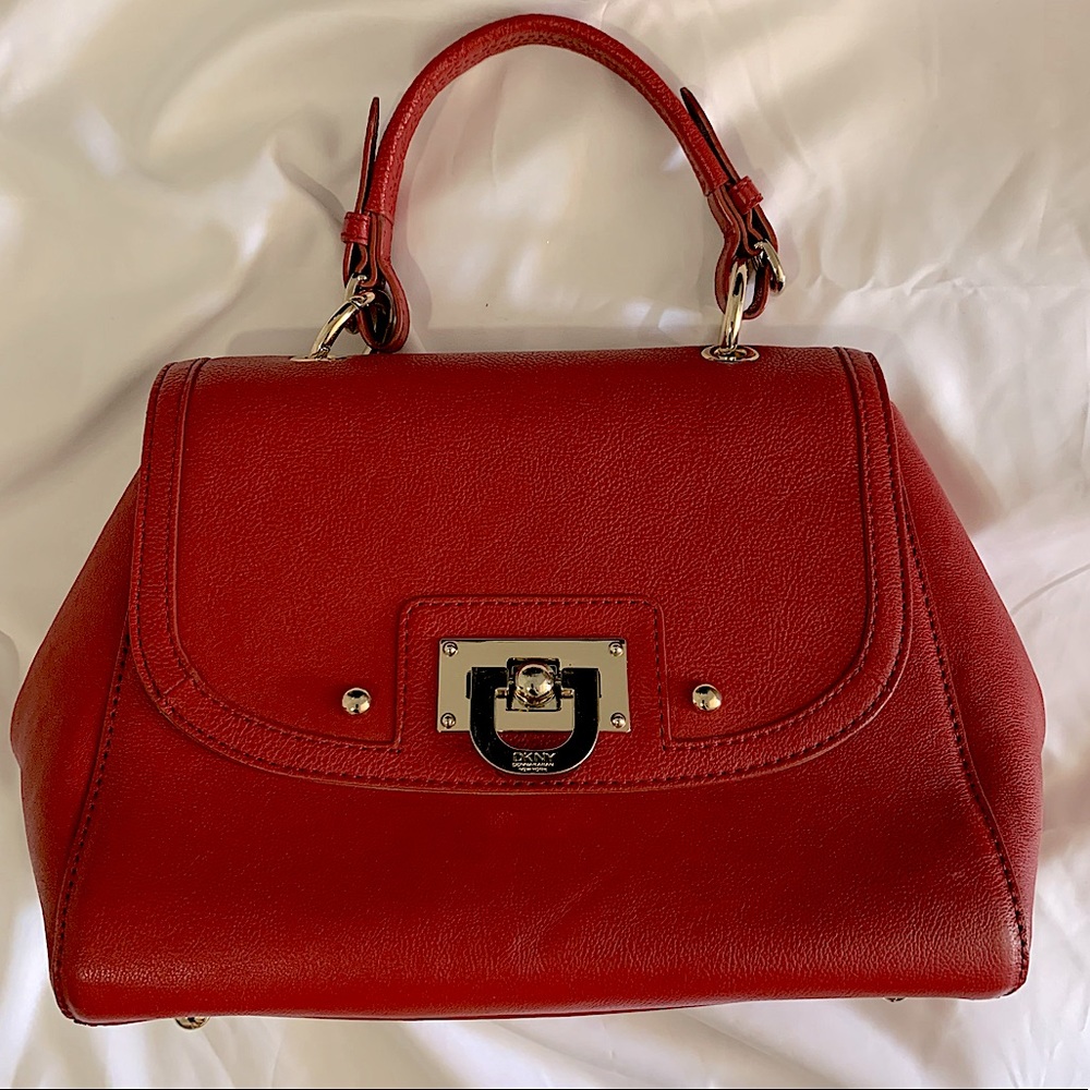 DKNY Red Bag Satchel
